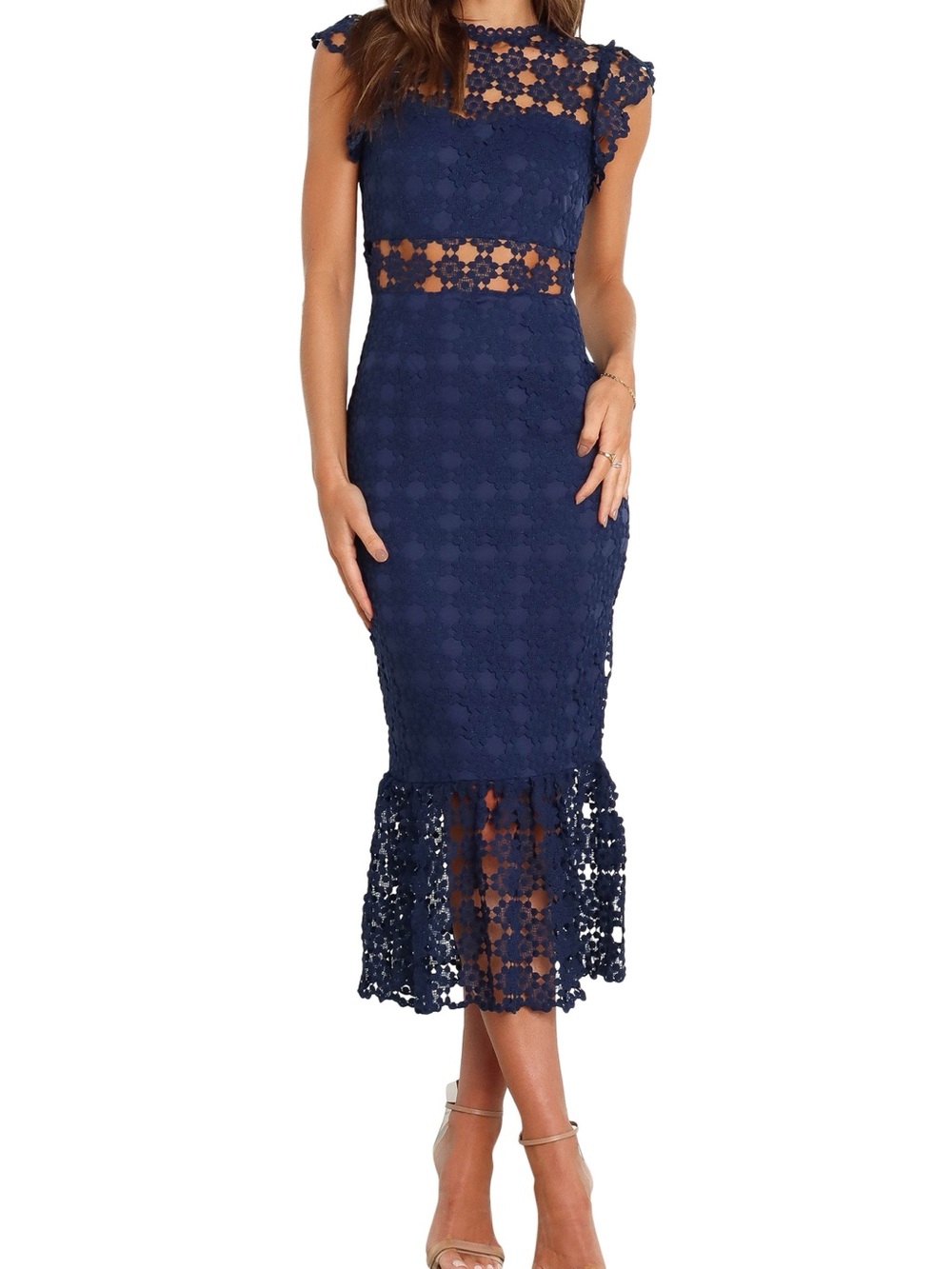 Lauren Lace Overlay Dress
